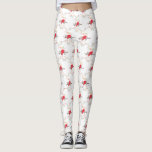 Nur um Sloth Weihnachten herumhängen Leggings<br><div class="desc">Nur um Sloth Weihnachtsdesign herumhängen</div>
