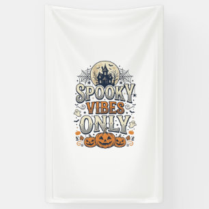 Nur unheimliche Stimmung Halloween-Geist-Kürbis-De Banner