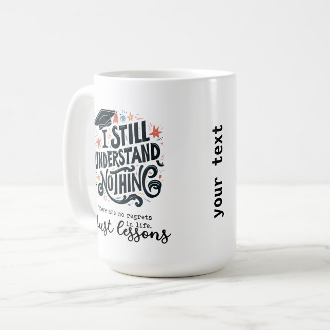 Nur Unterricht Kaffeetasse (Vorderseite Links)