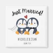 nur verheiratet Pinguin niedliche Schenkung person