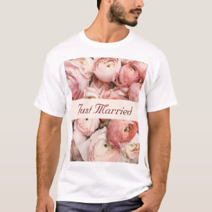 Nur verheiratet, Rosa Rosen, Liebe ist in der Air T-Shirt