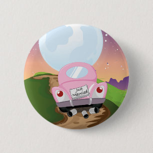 nur+verheiratet,verheiratet+Auto,Cartoon+Ehe+Auto, Button
