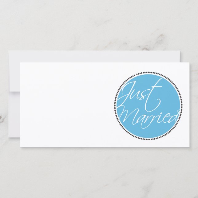Nur verheiratete Ansichtskarten Ankündigung (Vorderseite)