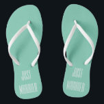 Nur verheiratete Flitterwochen Sandals Flip Flops<br><div class="desc">Diese Flops von Just Married sind ideal für Hochzeitsreisen,  Hochzeiten,  Brautparty,  Kreuzfahrten,  Sommer,  Urlaub,  Pool,  Strand,  etc... </div>