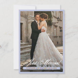 Nur verheiratete Foto Hochzeitskarten Einladung