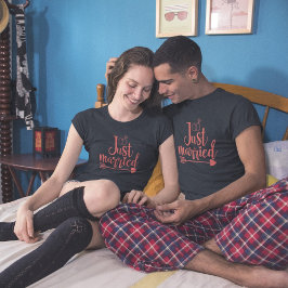 Nur verheiratete Matching-T - Shirt
