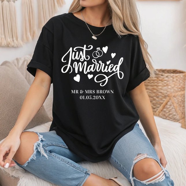 Nur verheiratete Personalisierte Paare gehen Hochz T-Shirt (Von Creator hochgeladen)