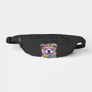 Nur Vibes Lustiger Hund T-Shirt � Cooler Hund Bauchtasche