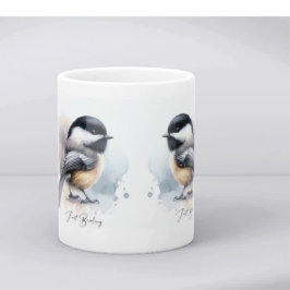 Nur Vogelbeobachtung Black Cap Chickadee Kaffeetasse