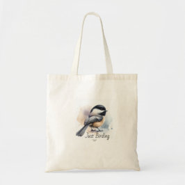 Nur Vogelbeobachtung Black Cap Chickadee Tragetasche