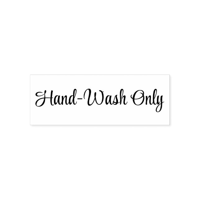 Nur von Hand waschen Stempel (Design)