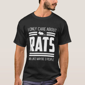 Nur Vorsicht bei Ratten oder Mäusen T-Shirt