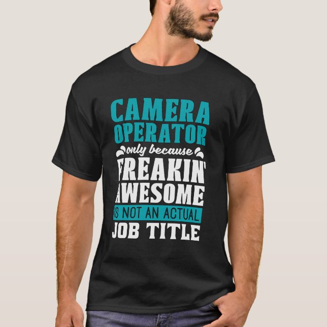 Nur wegen Videokamera T-Shirt (Vorderseite)