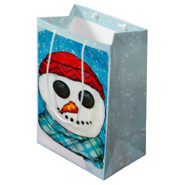 NUR Weihnachten Schneemann MEDIUM Mittlere Geschenktüte