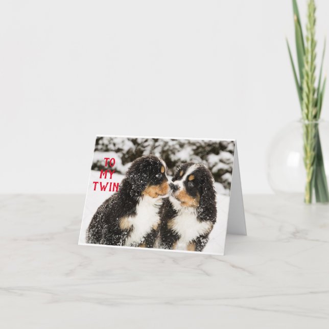 NUR WEIHNACHTEN ZU EINER SONDERKARTE "TWIN" KARTE (Vorderseite)