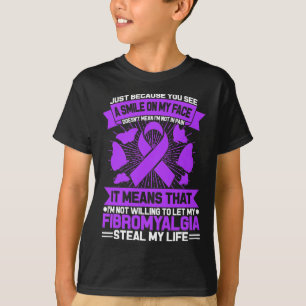 Nur weil Sie ein Lächeln auf meinem Gesicht sehen, T-Shirt