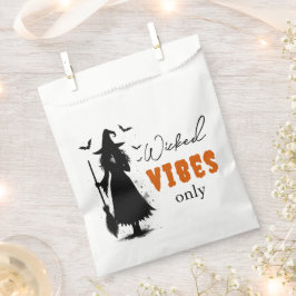 "Nur Wicked Vibes" - Halloween Black Hexe - Geschenktütchen
