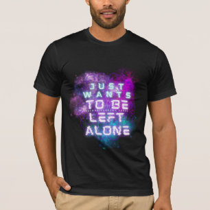 Nur Will, Links zu werden allein Autistic Pride T T-Shirt