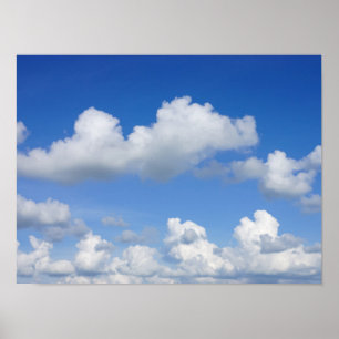 Nur Wolken Poster