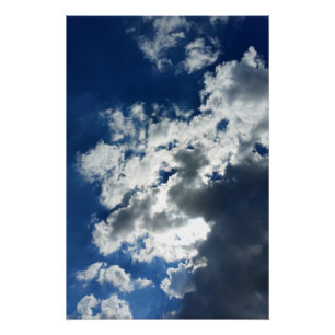 Nur Wolken Poster