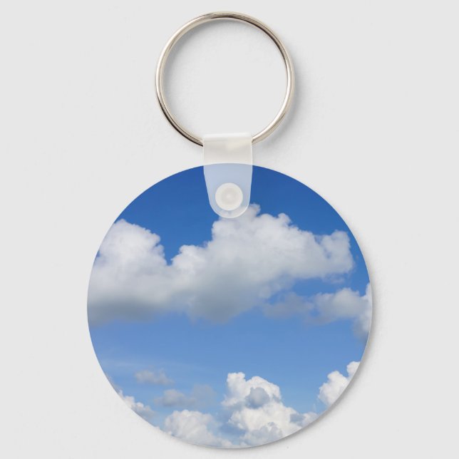 Nur Wolken Schlüsselanhänger (Vorderseite)