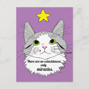 Nur Wunder Inspirierende Ragdoll-Katze Postkarte