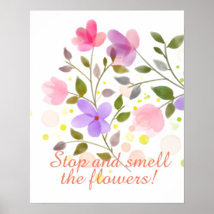 Nur wunderschöne Blume Poster