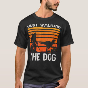 Nur zu Fuß den Hund - T Rex Dinosaur Bigfoot Vint T-Shirt
