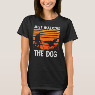 Nur zu Fuß den Hund - T Rex Dinosaur Bigfoot Vint T-Shirt