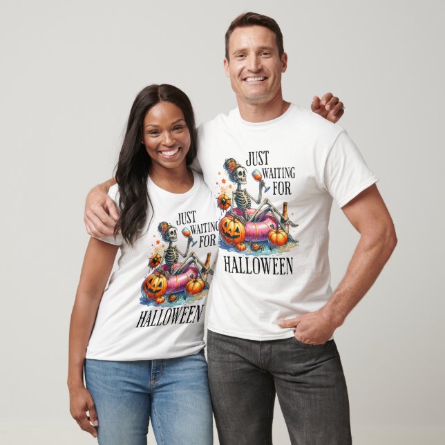 Nur zu Halloween Gewartet - Halloween T-Shirt (Unisex)
