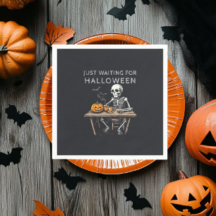 "Nur zu Halloween Napkins Gewartet   Funny Serviette