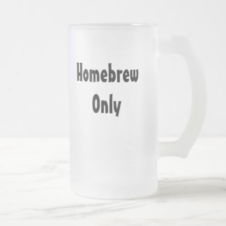 Nur Zuhause Brew Mattglas Bierglas