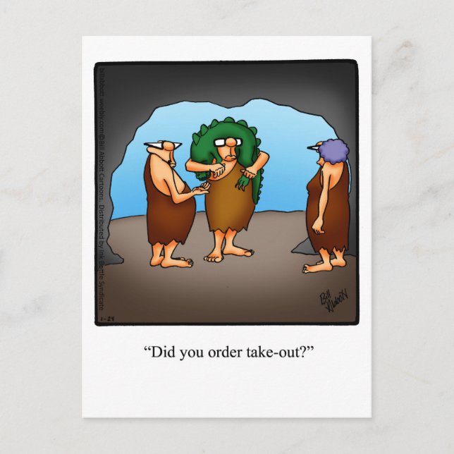 Nur zum Lachen Humorale Postkarte (Vorderseite)