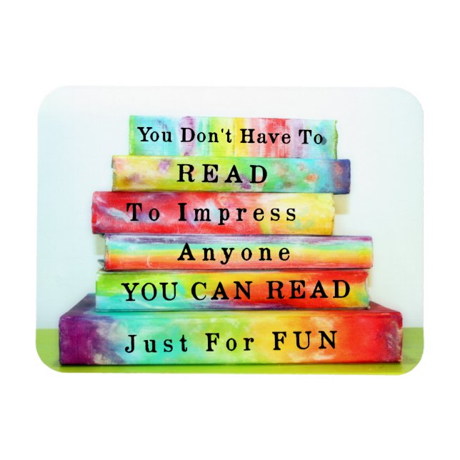 Nur zum Spaß lesen Magnet (Horizontal)