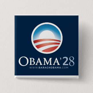 Nur zum Spaß Obama 2028 Button! Button