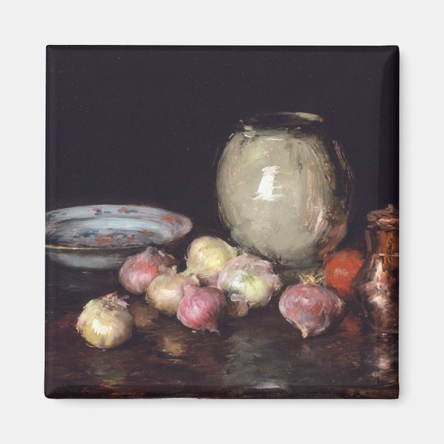 Nur Zwiebeln Magnet (Vorne)