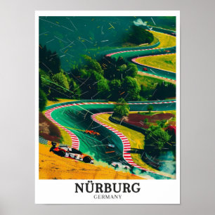 Nürburg Druck - Nürburgring Poster - Nürburgring