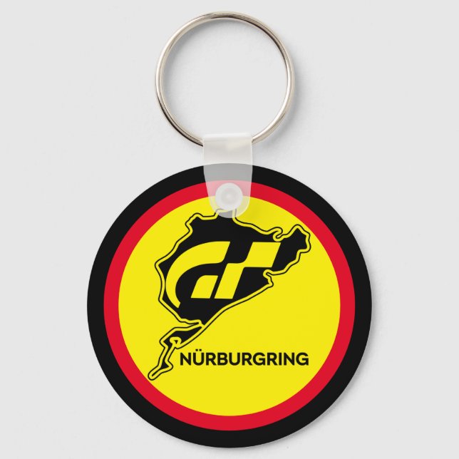 Nurburgring Deutschland Gran Turismo GT Schlüsselanhänger (Vorderseite)