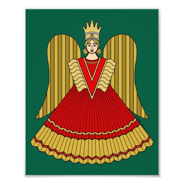 Nuremberg Christmas Angel Fotodruck (Vorne)