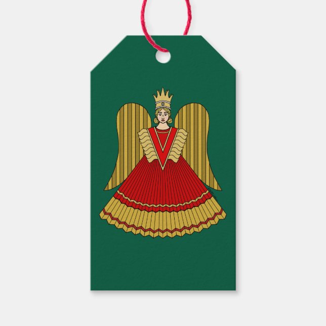 Nuremberg Christmas Angel Geschenkanhänger (Vorderseite)