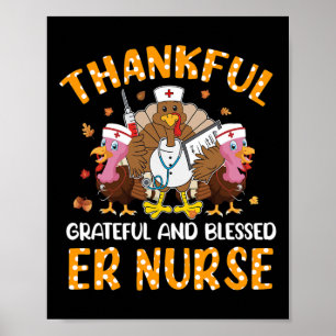 Nurful Türkei Erntedank Fall Nurslife Dankbarkeit Poster