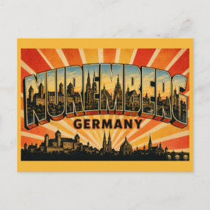 Nürnberg Deutschland Burg Postkarte