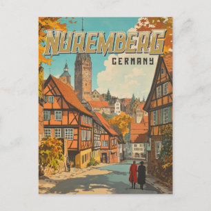 Nürnberg Deutschland - Klassisches Bayern Postkarte
