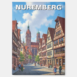 Nürnberg Deutschland Reise Magnet