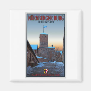 Nürnberg - Heidenturm Winter Magnet