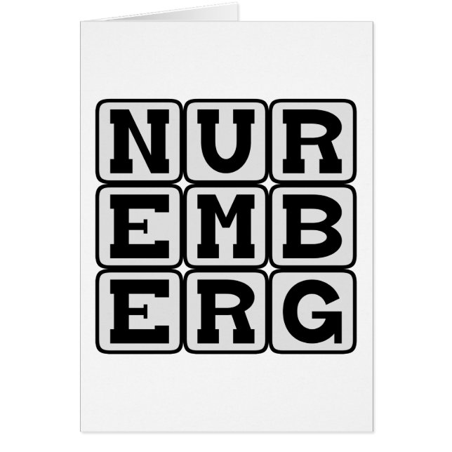 Nürnberg, Stadt Deutschland (Vorne)