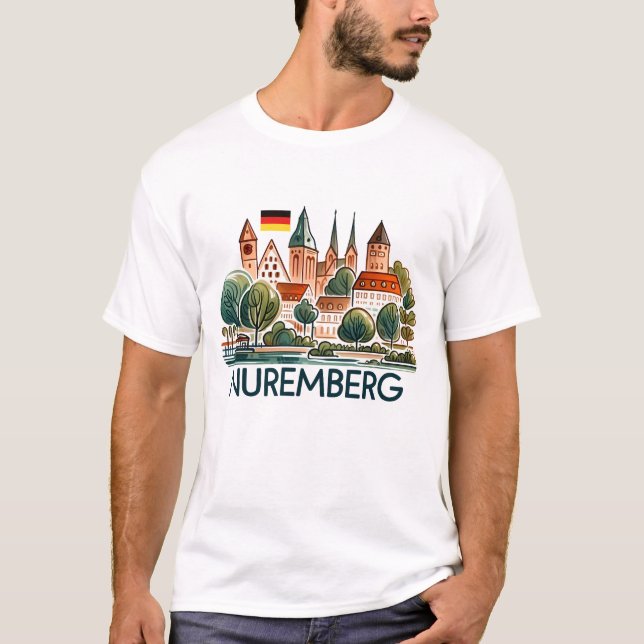 Nürnberg T-Shirt (Vorderseite)