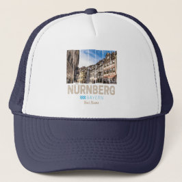Nürnberg Vintag Bayern Deutschland Souvenir Truckerkappe