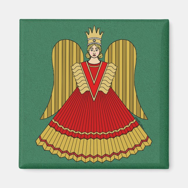 Nürnberg Weihnachtsangel Magnet (Vorne)