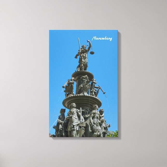Nürnberg Wrapped Canvas Leinwanddruck (Vorderseite)